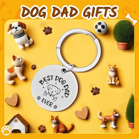 HAPPYPOP Dog Mom Dad Gifts - Funny Socks for Men Women Dog Lover, Birthday Christmas Gifts in Saudi Arabia