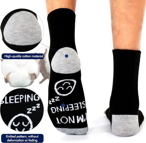 Birthday Gifts for Dad,Men Husband Grandpa Women idea Fathers Day Christmas Im Not Sleeping Funny Socks in Saudi Arabia
