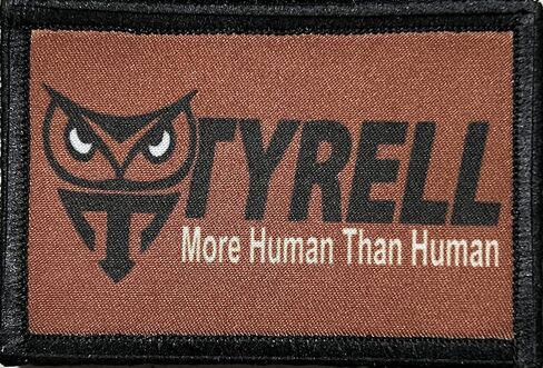 قمصان ذات شعر أحمر - رقعة معنويات شركة Blade Runer Tyrell Corporation. رقعة بخطاف وحلقة مقاس 2x3. صنع في الولايات المتحدة الأمريكية in Saudi Arabia