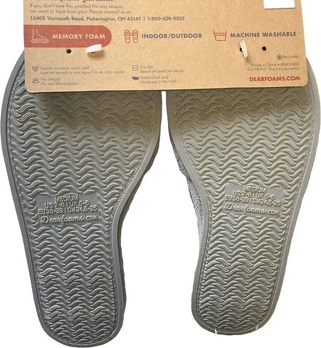 Dearfoams Women's Slide Scuff Slippers with Memory Foam in Saudi Arabia
