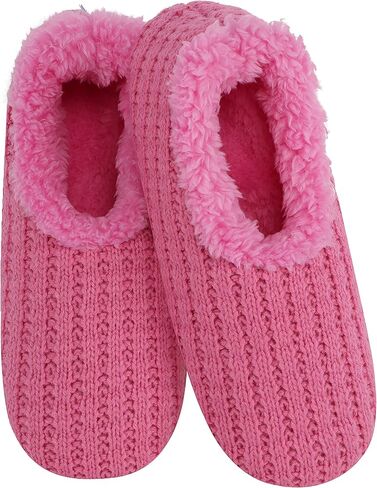 Snoozies Womens Slipper Socks - Slippers for Women - Fuzzy House Slippers in Saudi Arabia