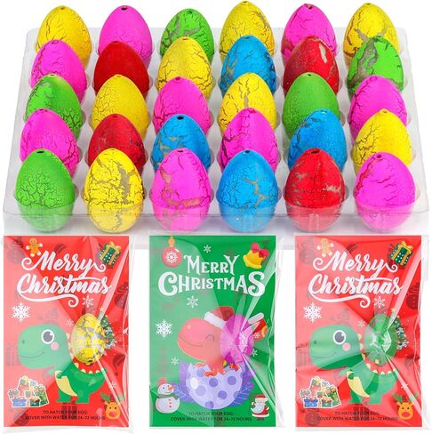anphile valentines dinosaur pary favors ، 30 pack valentines بطاقات مع بيض الديناصورات التي تفقس ، هدايا عيد الحب للأطفال. in Kuwait