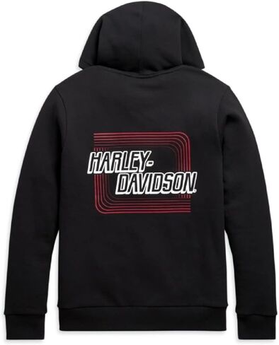 سترة Harley-Davidson® الرجالية ذات القلنسوة ذات الخطوط الرجعية - مقاس نحيف، 99097-20VH in Saudi Arabia