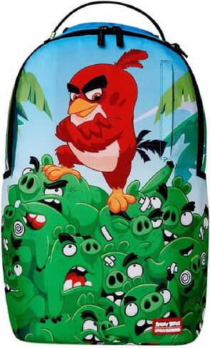 حقيبة ظهر Sprayground Pig Mountain، 18x6x11.5 بوصة، أخضر، للجنسين، بوليستر 900D، مقصورات متعددة، حقيبة كمبيوتر محمول in Kuwait