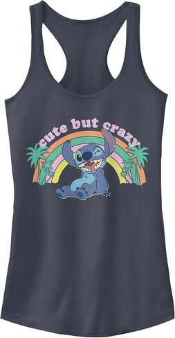 Disney Women's Lilo Stitch Selfie Tri-Blend Racerback Layering Tank in Saudi Arabia