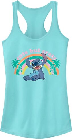 Disney Women's Lilo Stitch Selfie Tri-Blend Racerback Layering Tank in Saudi Arabia