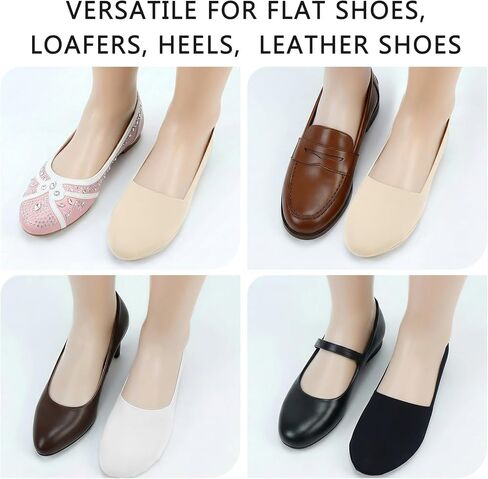 6 Pairs No Show Socks Womens Size 5-9 Low Cut Liner Nylon Non Slip Invisible Socks for Flats Loafers in Saudi Arabia