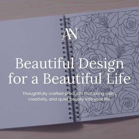Argo Now Adult Coloring Book Spiral Bound - 40 Single Sided Drawings of Beautiful Flowers & Mandalas, with 36 Fiber Markers. A Perfect Stress Relief Coloring Book and Relaxation Gifts for Women. in Saudi Arabia