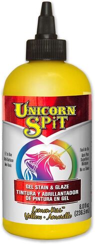 Unicorn SPiT 5771010 Gel Stain and Glaze, Midnight's Blackness 8.0 FL OZ Bottle in Kuwait