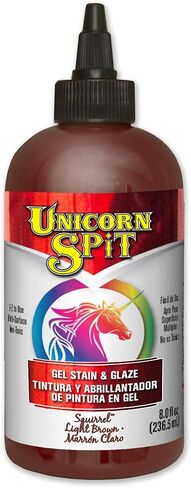 Unicorn SPiT 5771010 Gel Stain and Glaze, Midnight's Blackness 8.0 FL OZ Bottle in Kuwait