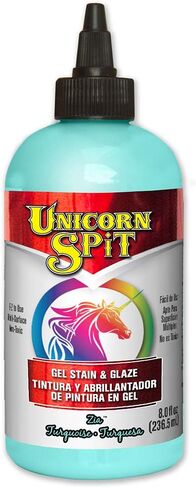 Unicorn SPiT 5771010 Gel Stain and Glaze, Midnight's Blackness 8.0 FL OZ Bottle in Kuwait