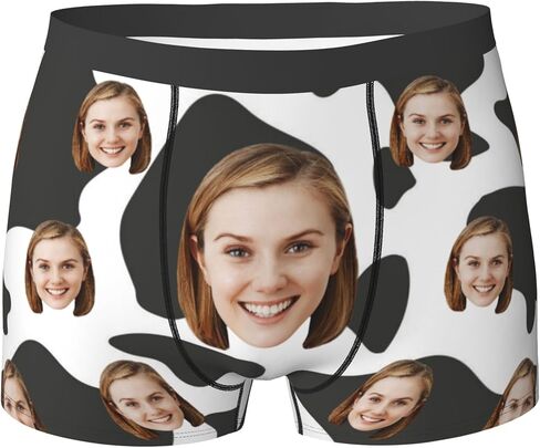 Custom Boxers For Men Custom Boxers With Face Customized Gifts For Boyfriend Personalized Underwear in Saudi Arabia