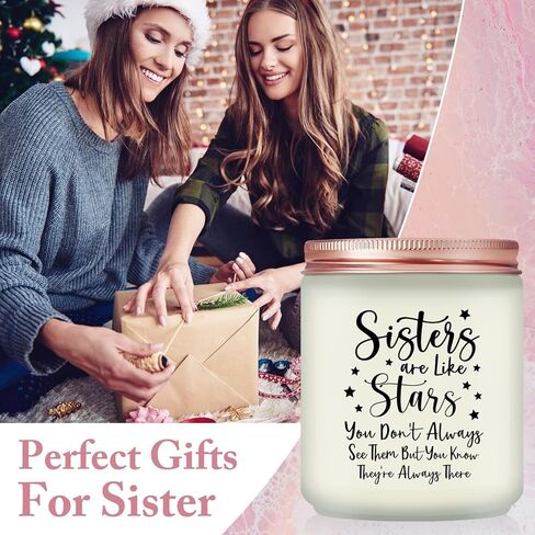 Sisters Gifts from Sister - Christmas Mother's Day Birthday Gifts for Big Sister - Sisters Candle in Saudi Arabia