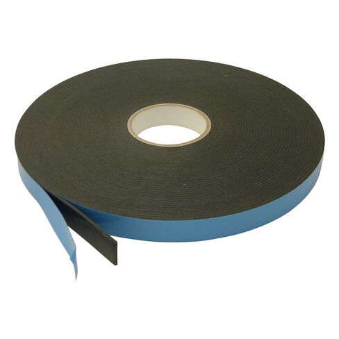 JVCC Window Glazing Tape [Double-Sided, Closed Cell] (DC-WGT-01): 1/2 in. x 75 ft. x 1/8 in. thick (Black) in Saudi Arabia