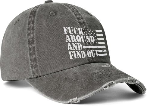 Fuck Around and Find Out Hat Fuck Around and Find Out Cap Mesh Baseball Cap Golf Hat Funny in Saudi Arabia