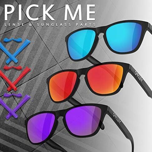 4 Pairs Replacement Lenses for Ray-Ban Justin RB4165 54mm Sunglass - Solid Black+Titanium+Ice Blue+Fire Red in Saudi Arabia