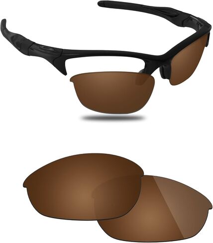 Polarized Lenses Replacement Compatible with Oakley Half Jacket 2.0 OO9144 Sunglass, Impact Resistant & Perfect Fit in Saudi Arabia