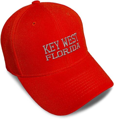Speedy Pros Baseball Caps for Men & Women Embroidered Florida Key West America USA Embroidery Acrylic in Saudi Arabia