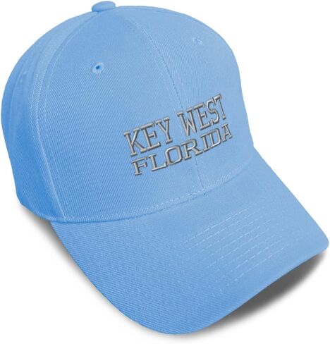Speedy Pros Baseball Caps for Men & Women Embroidered Florida Key West America USA Embroidery Acrylic in Saudi Arabia