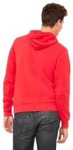 BELLA + Canvas Unisex Poly-Cotton Fleece Pullover Hoodie - RED - XL - (Style # 3719 - Original Label) in Saudi Arabia