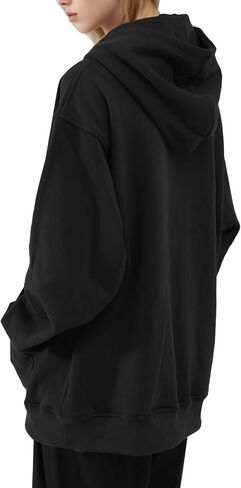 Hoodies for Men & Women Winter Warm Heavyweight Pullover Cotton Blend Oversized Sweatshirt with Kangaroo Pocket in Saudi Arabia