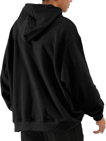 Hoodies for Men & Women Winter Warm Heavyweight Pullover Cotton Blend Oversized Sweatshirt with Kangaroo Pocket in Saudi Arabia