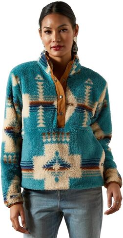 ARIAT womens Berber Snap Front Sweatshirt in Saudi Arabia