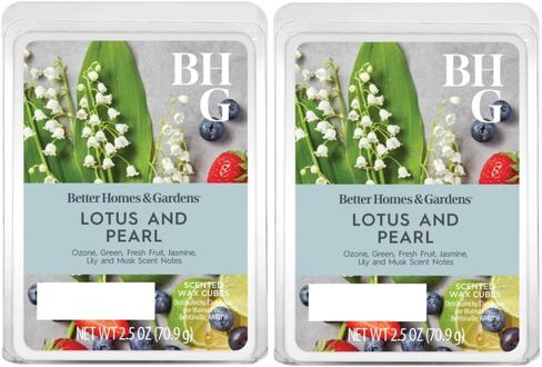 Better Homes and Gardens Scented Wax Melts,2.5 oz (2-Pack) (Lotus & Pearl) in Saudi Arabia