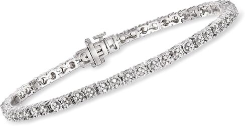 Ross-Simons 0.25 ct. t.w. Diamond Tennis Bracelet in Sterling Silver in Saudi Arabia