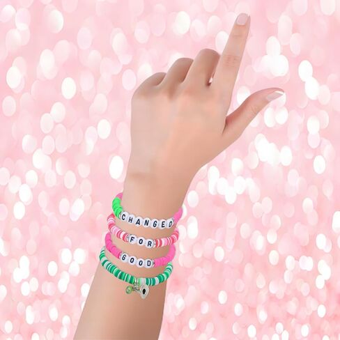 7 قطع من هدايا محبي الأفلام الشريرة من QualityLife، أساور مطاطية قابلة للتكديس من الفينيل على شكل قرص من الطين، تم تغييرها للحصول على هدايا جيدة لصداقة الأخت BFF in Kuwait