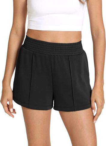 GYS Women's Pajama Shorts Comfy Summer Lounge Shorts with Pockets in Saudi Arabia