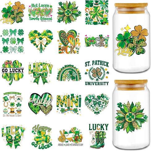 Inspirational UV DTF Stickers - 20 Sheets Motivational Quotes UV DTF Cup Wraps for 16 oz Glass, Colorful Flower Rainbow Rub on Transfer Stickers, Uvdtf Decals for Water Bottle DIY Crafts in Saudi Arabia