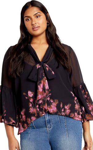 City Chic Womens Citychic Plus Size Shirt Romance BRD in Saudi Arabia