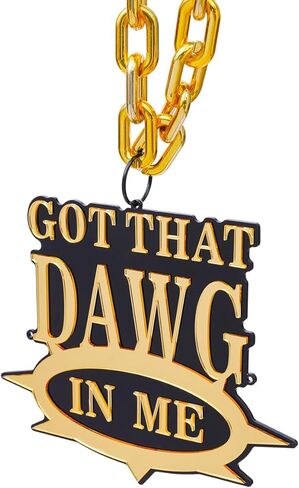 Got That Dawg In Me Chain Big Medal Necklace Award for Football MVP Necklace Sports Competitions Prize Gifts in Saudi Arabia