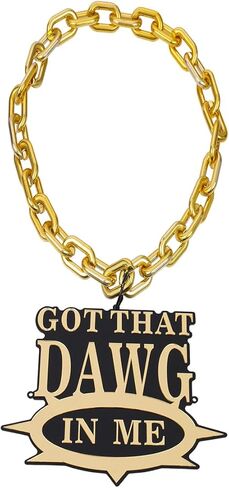Got That Dawg In Me Chain Big Medal Necklace Award for Football MVP Necklace Sports Competitions Prize Gifts in Saudi Arabia