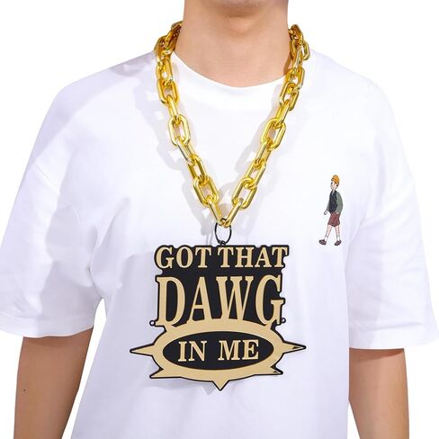 Got That Dawg In Me Chain Big Medal Necklace Award for Football MVP Necklace Sports Competitions Prize Gifts in Saudi Arabia