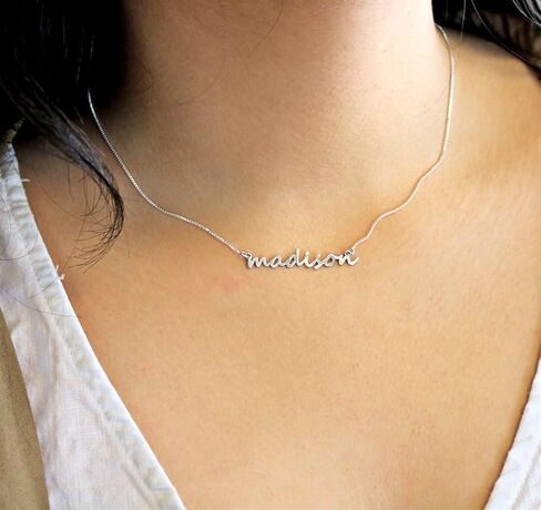 Custom Name Necklace Handmade Mini Size Gift For Her in Saudi Arabia