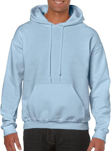 Hooded Pullover Sweat Shirt Heavy Blend 50/50 7.75 oz. by Gildan (Style# 18500) (4X-Large, Light Blue) in Saudi Arabia