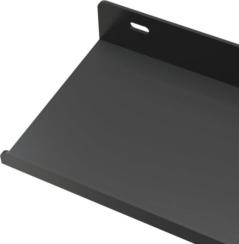 ANYHI Metal Floating Shelf, 14.5 Inch Black Wall Shelf with Lip, Display Shelf for Living Room Bathroom Bedroom Kitchen in Saudi Arabia