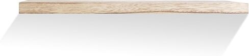 Small Wall Shelf, Floating Shelf for Wall Mounted Storage for Bathroom, Bedroom, Living Room, Kitchen, Hanging Display for Books and Decor with Invisible Brackets, 1 Set (1, Brown) in Saudi Arabia