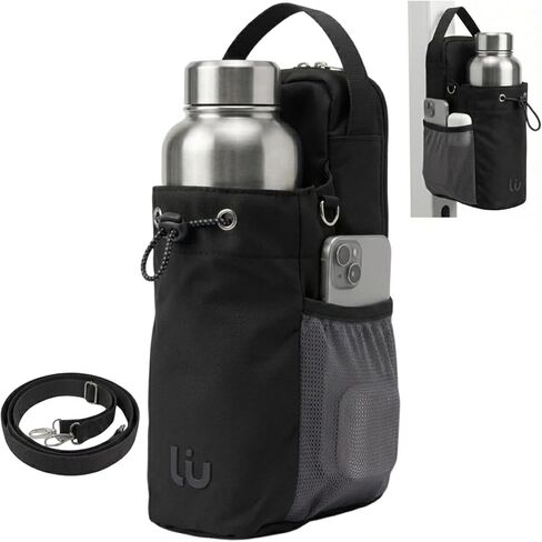 Liu Magnetic Gym Bag for Men and Women – Sling Bag, Chest Bag, Crossbody, Pouch, Magnetic Fitness Gym & Travel Bag (Matte Black) in Saudi Arabia