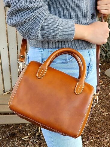 Smith & Wesson Barrel Bag – Concealed Carry Purse, Genuine Leather Crossbody & Wristlet Handbag with Secure CCW Compartment in Saudi Arabia