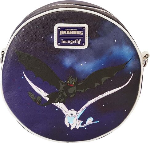 Loungefly Dreamworks How To Train Your Dragon Furies حقيبة كروس باللون الأزرق والأزرق، مقاس واحد in Saudi Arabia