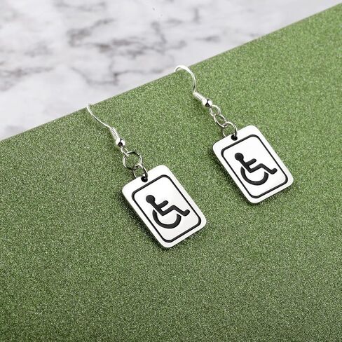 CENWA Handicap Disabled Sign Disability أقراط للتوعية بالإعاقة in Kuwait