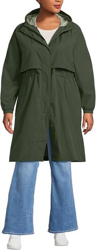 Lands' End Women's Squall Packable Long Raincoat in Saudi Arabia