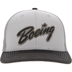 Boeing Script Logo Heritage Trucker Hat - Charcoal in Kuwait