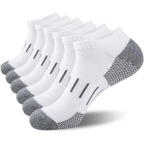 Ankle Socks for Men Cotton Breathable Comfort Cushioned Low Cut Athletic Hiking Running Workout Sports Socks in Saudi Arabia