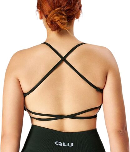 مجموعة جذابة للنساء حمالة صدر رياضية متقاطعة قابلة للتعديل | Strappy، عارية الذراعين، مبطن in Saudi Arabia