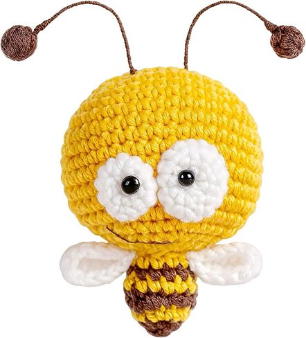 Positive Crochet bee Birthday Gifts for Women and Men Gifts for Boyfriends Girlfriends Friends Inspirational Support Crochet Animals Gift Idea in Saudi Arabia