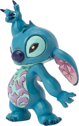 Enesco Disney Traditions من Jim Shore Lilo and Stitch Dancing Pose تمثال صغير، 3.625 بوصة، متعدد الألوان in Kuwait